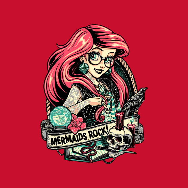 Mermaids Rock-mens basic tee-momma_gorilla