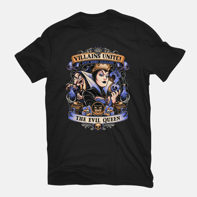 The Evil Queen-womens basic tee-momma_gorilla
