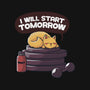 I Will Start Tomorrow-mens premium tee-tobefonseca