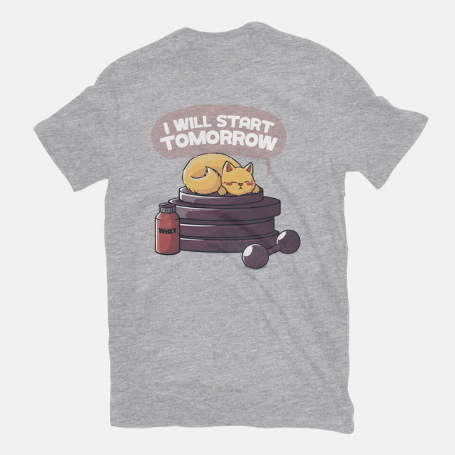 I Will Start Tomorrow-mens premium tee-tobefonseca