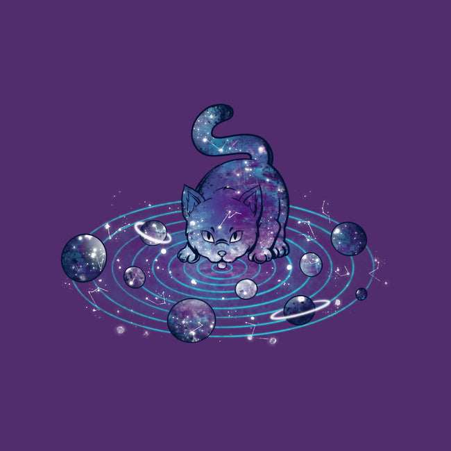 Universe Cat Solar System-womens racerback tank-tobefonseca