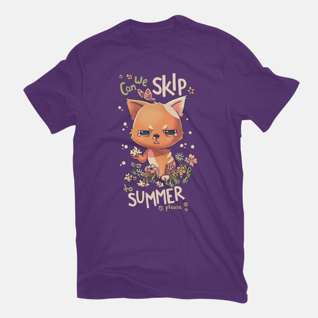 Skip To Summer-womens basic tee-Geekydog
