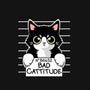 Bad Cattitude-unisex zip-up sweatshirt-NemiMakeit