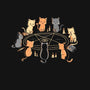 Dark Meowgic-unisex zip-up sweatshirt-yumie