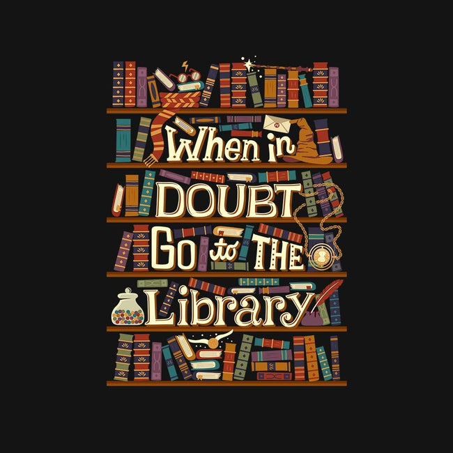 Go To The Library-mens basic tee-risarodil