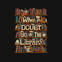 Go To The Library-mens basic tee-risarodil