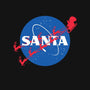 Santa's Space Agency-womens basic tee-Boggs Nicolas