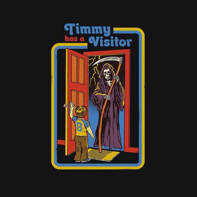Timmy Has A Visitor-womens basic tee-Steven Rhodes