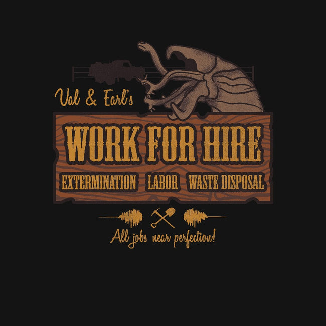 Val & Earl's Work for Hire-youth basic tee-beware1984