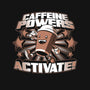 Caffeine Powers, Activate!-youth basic tee-Obvian