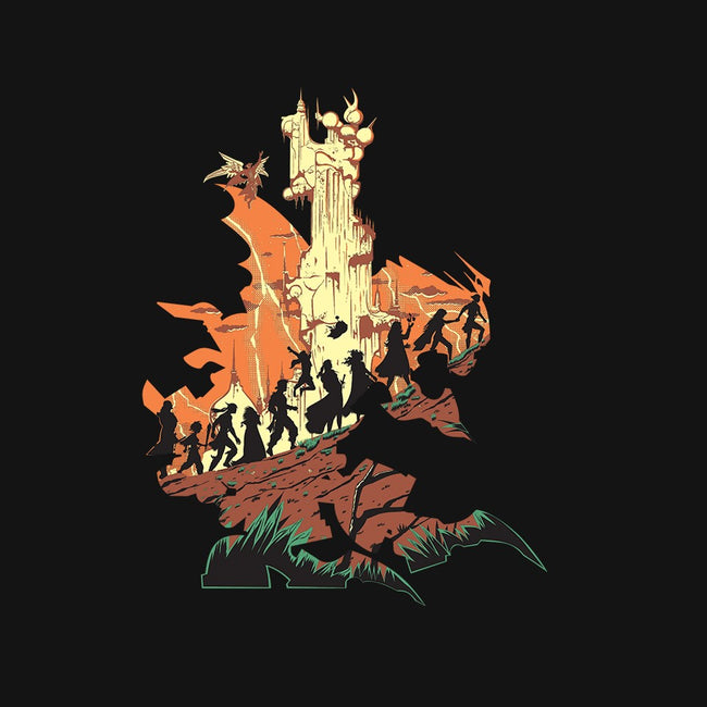Unfinished Ruin-mens basic tee-Adams Pinto