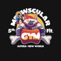 Meowscular Gym-womens fitted tee-KindaCreative