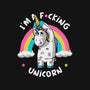 I'm A F*cking Unicorn-mens basic tee-ducfrench