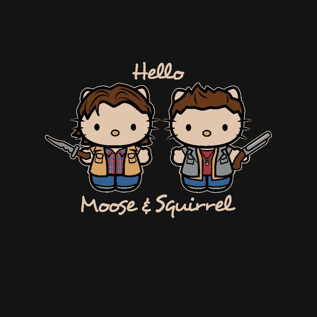 Hello Moose & Squirrel-mens basic tee-Matt Parsons