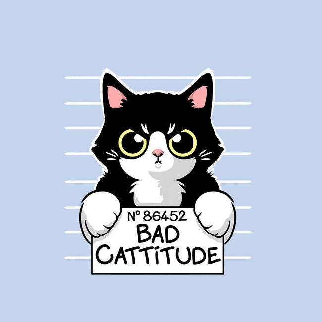 Bad Cattitude-youth basic tee-NemiMakeit