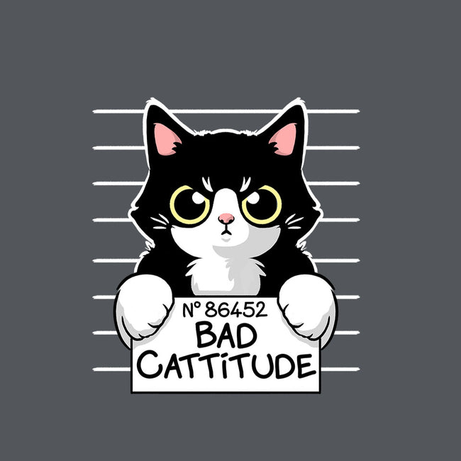 Bad Cattitude-youth basic tee-NemiMakeit