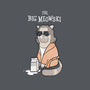 The Big Meowski-mens basic tee-queenmob
