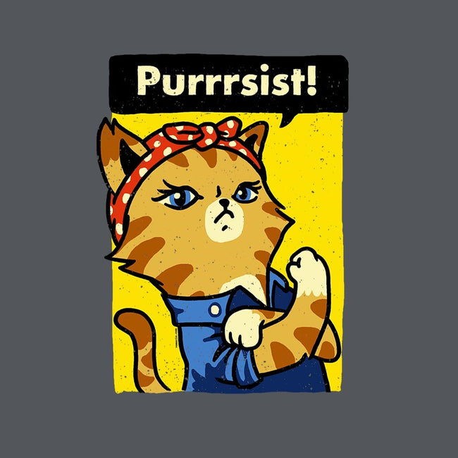 Purrrsist!-unisex basic tank-vomaria