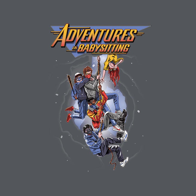 Steve's Adventure in Babysitting-youth basic tee-jlaser