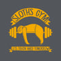 Sloth's Gym-unisex zip-up sweatshirt-Legendary Phoenix