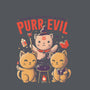 Purr Evil-mens long sleeved tee-eduely