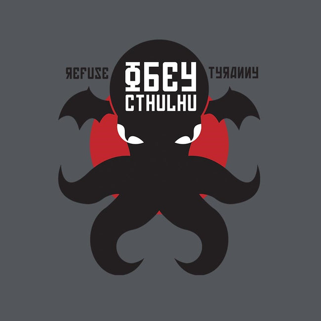 Refuse Tyranny, Obey Cthulhu-unisex zip-up sweatshirt-Retro Review