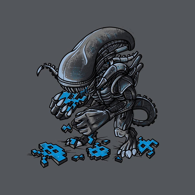Alien Eats Alien-unisex basic tank-Letter_Q