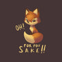 For Fox Sake!-womens fitted tee-BlancaVidal