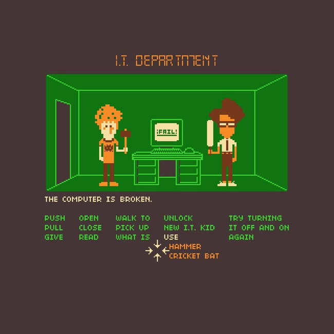 Maniac IT Department-youth basic tee-RyanAstle