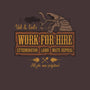 Val & Earl's Work for Hire-womens fitted tee-beware1984