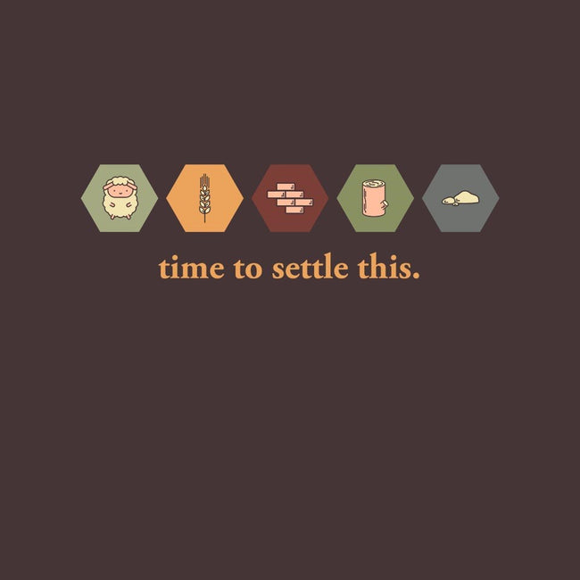 Time To Settle This-mens basic tee-zacrizy
