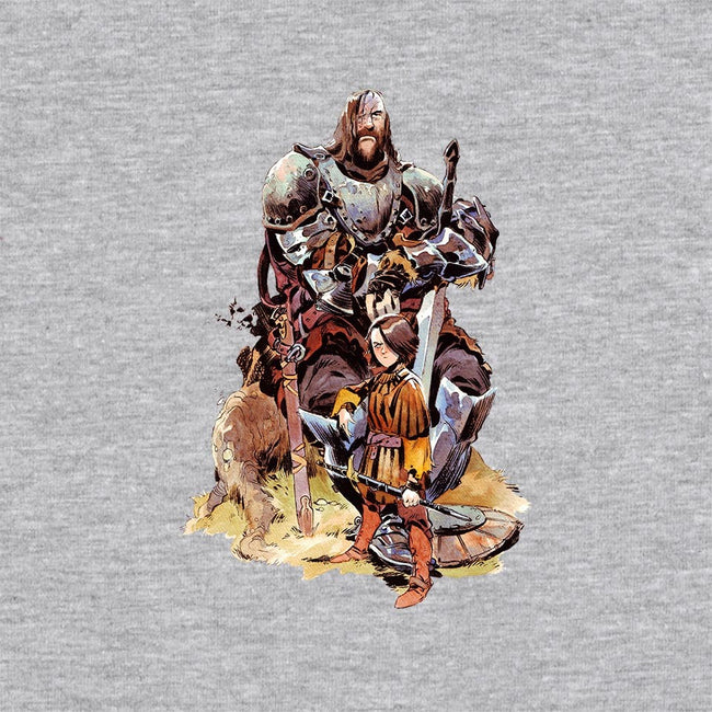 Arya and the Hound-unisex zip-up sweatshirt-Matias Bergara