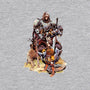 Arya and the Hound-unisex zip-up sweatshirt-Matias Bergara
