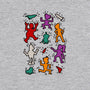 Haring Future-unisex zip-up sweatshirt-ducfrench