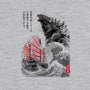 King Kaiju Sumi-e-unisex zip-up sweatshirt-DrMonekers