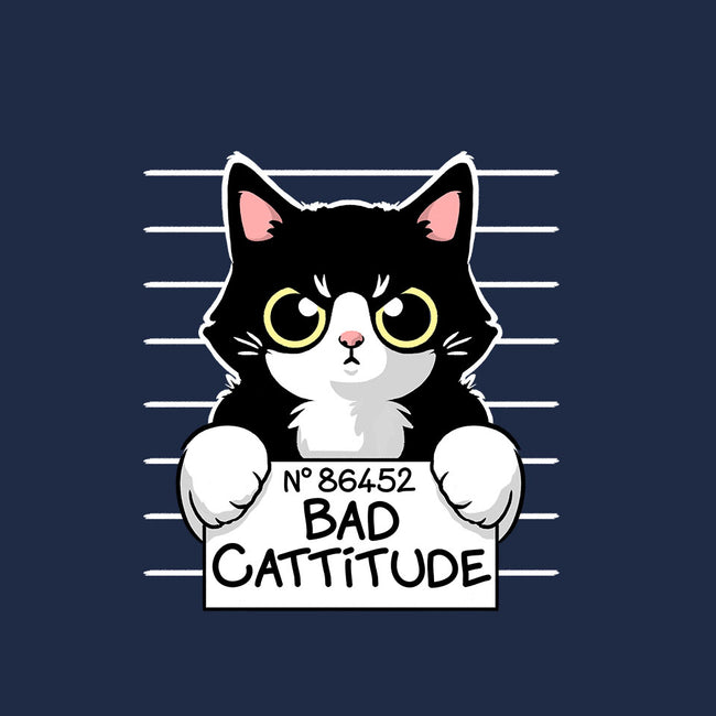 Bad Cattitude-mens long sleeved tee-NemiMakeit