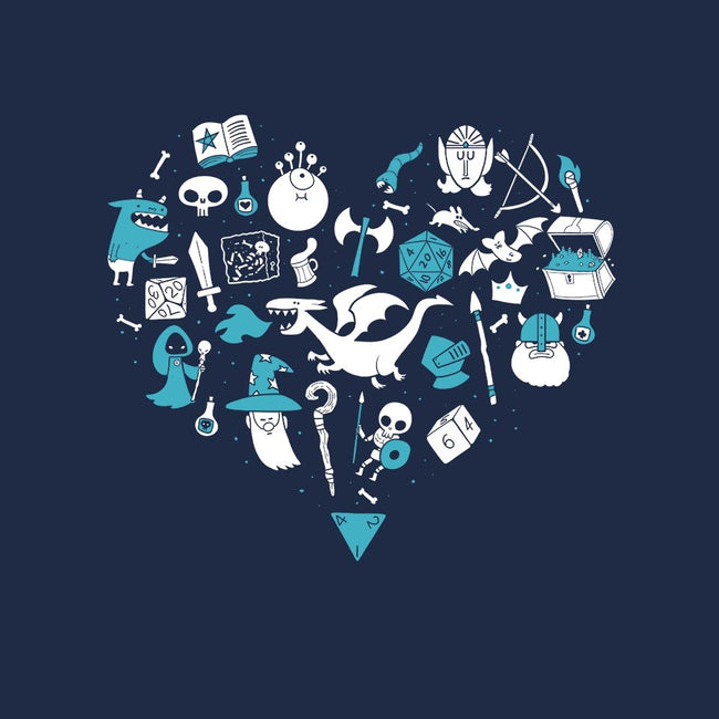I Love Questing-mens basic tee-queenmob