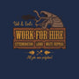 Val & Earl's Work for Hire-mens basic tee-beware1984
