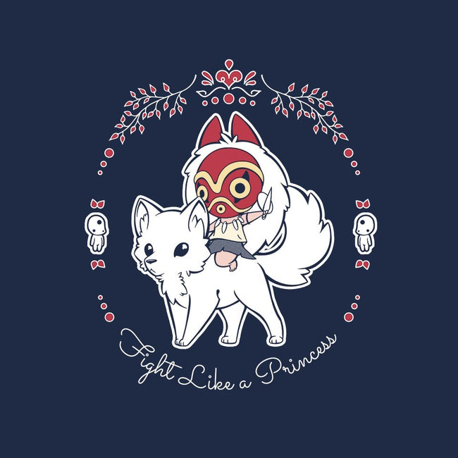Fight Like a Princess-youth basic tee-ChocolateRaisinFury