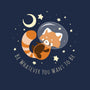 Red Panda Dream-youth basic tee-ChocolateRaisinFury