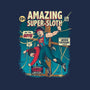 Amazing Super Sloth-womens fitted tee-DonovanAlex