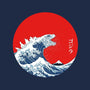 Hokusai Gojira-Variant-mens long sleeved tee-Mdk7
