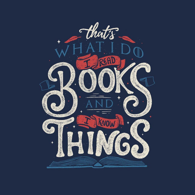 I Read Books and I Know things-unisex basic tank-Tobefonseca