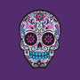 Neon Calavera-womens fitted tee-wotto