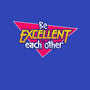Be Excellent to Each Other-unisex basic tank-adho1982