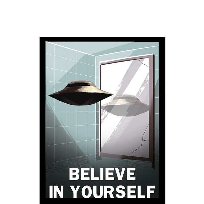 Believe in Yourself-unisex zip-up sweatshirt-lincean