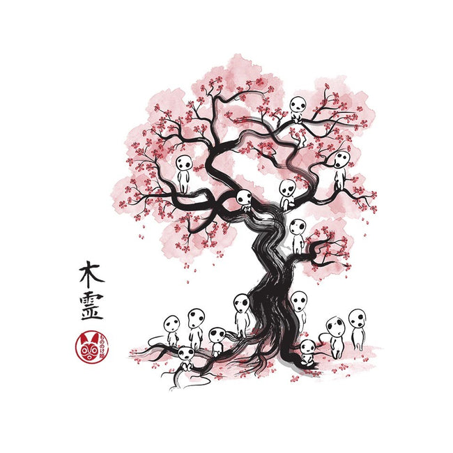 Forest Spirits Sumi-e-youth basic tee-DrMonekers