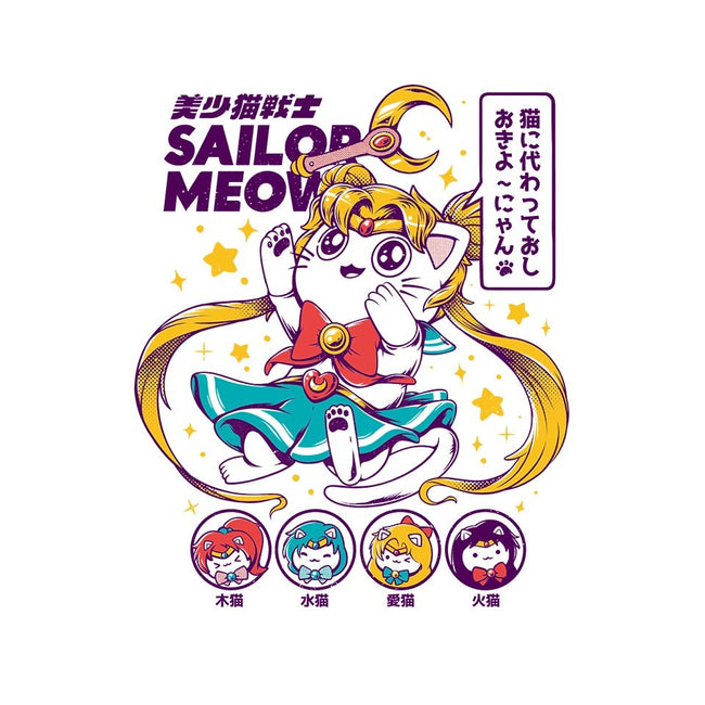 Sailor Meow-unisex basic tank-ilustrata