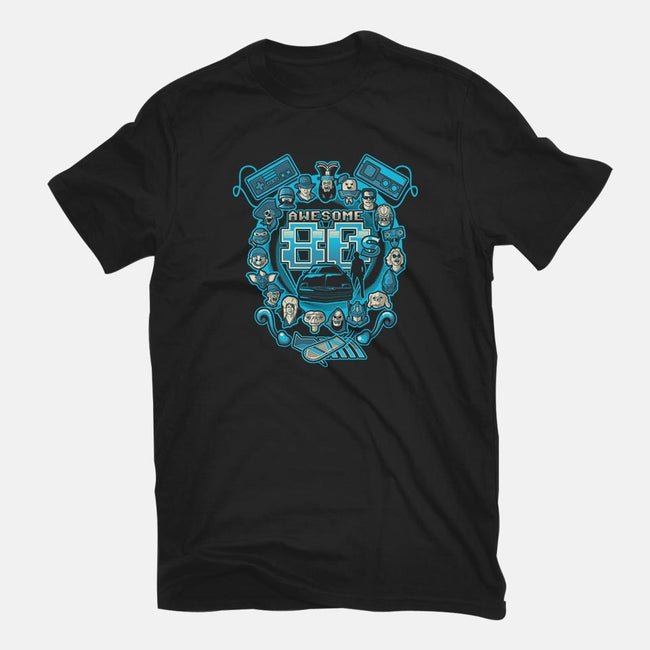 Awesome 80s-mens long sleeved tee-Letter_Q
