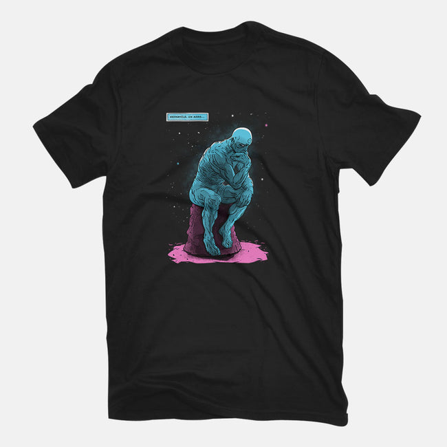 Blue Thinker-mens basic tee-teesgeex